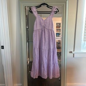 Eyelet Sundress Midi